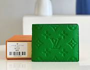 Kitlife Louis Vuitton Multiple Wallet Minty Green Taurillon Monogram leather - 11.5 x 9.0 x 1.5 cm - 1