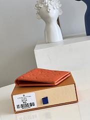 	 Kitlife Louis Vuitton Multiple Wallet Orange Taurillon Monogram leather - 11.5 x 9.0 x 1.5 cm - 4