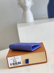 	 Kitlife Louis Vuitton Pocket Organizer Blue Taurillon Monogram leather - 8.0x 11.0x 1.0 cm - 3