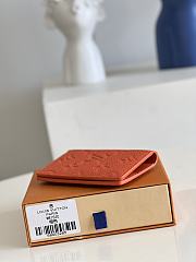 	 Kitlife Louis Vuitton Pocket Organizer Orange Taurillon Monogram leather - 8.0x 11.0x 1.0 cm - 3