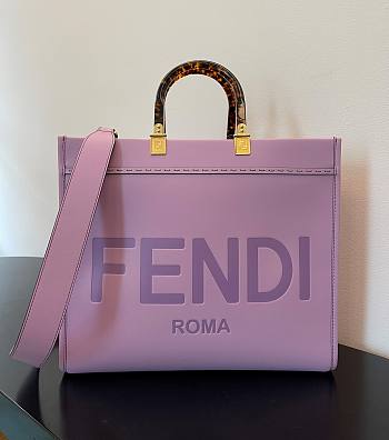 Kitlife Fendi Sunshine Medium Violet Bag - 35x31x17cm