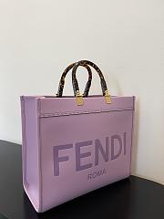 Kitlife Fendi Sunshine Medium Violet Bag - 35x31x17cm - 4