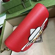 Kitlife Mini borsa adidas x Gucci Horsebit 1955 red - 20x14x5cm - 4