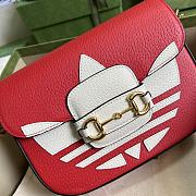 Kitlife Mini borsa adidas x Gucci Horsebit 1955 red - 20x14x5cm - 2