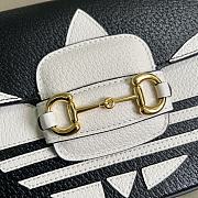 	 Kitlife Mini borsa adidas x Gucci Horsebit 1955 black - 20x14x5cm - 3