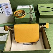 	 Kitlife Mini borsa adidas x Gucci Horsebit 1955 yellow - 20x14x5cm - 5