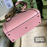Kitlife Gucci Diana mini tote bag pink leather - ‎702732 - 20x16x10cm - 5