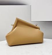 Fendi First Small Beige Leather  – 8BP129 – 26×18×9.5 cm - 3