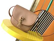 	 Kitlife YSL KAIA SMALL SATCHEL IN SMOOTH LEATHER BROWN GOLD - 18,5 X 15,5 cm - 1