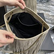 	 Kitlife YSL Large Grace Hobo Black Bag White - 31×37×3cm - 5