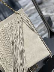 	 Kitlife YSL Large Grace Hobo Black Bag White - 31×37×3cm - 2