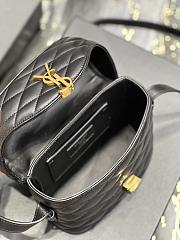 Kitlife YSL June diamond-quilt crossbody black bag - 19×15×8cm - 6