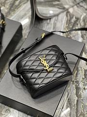 Kitlife YSL June diamond-quilt crossbody black bag - 19×15×8cm - 3