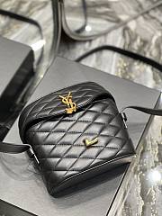 Kitlife YSL June diamond-quilt crossbody black bag - 19×15×8cm - 5