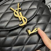 Kitlife YSL June diamond-quilt crossbody black bag - 19×15×8cm - 4