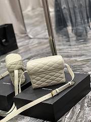 	 Kitlife YSL June diamond-quilt crossbody white bag - 19×15×8cm - 5