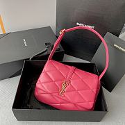 Kitlife YSL Le 57 Quilted Shoulder Bag Pink - 24×18×5.5cm - 1