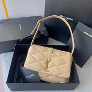 Kitlife YSL Le 57 Quilted Shoulder Bag Beige - 24×18×5.5cm - 1