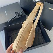 Kitlife YSL Le 57 Quilted Shoulder Bag Beige - 24×18×5.5cm - 6
