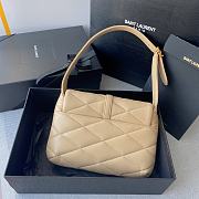 Kitlife YSL Le 57 Quilted Shoulder Bag Beige - 24×18×5.5cm - 3