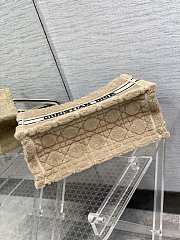 Kitlife Dior Book Tote Medium Sheepskin Cannage beige - 36*18*28cm - 5