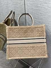 	 Kitlife Dior Book Tote Large Sheepskin Cannage beige - 36*18*28cm - 2