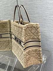 	 Kitlife Dior Book Tote Large Sheepskin Cannage beige - 36*18*28cm - 4