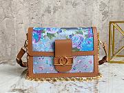 Kitlife Louis Vuitton Dauphine MM Blue Coated Canvas - M21266 - 25 x 17 x 10.5cm - 1