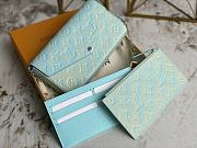 	 Kitlife Louis Vuitton Pochette Felicie Monogram Empreinte Blue - 21x11x2cm - 1