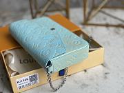 	 Kitlife Louis Vuitton Pochette Felicie Monogram Empreinte Blue - 21x11x2cm - 6