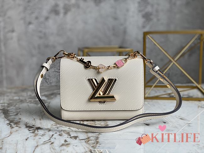 Kitlife Louis Vuitton Twist PM Quartz White - M20840 - 19 x 15 x 9 cm - 1