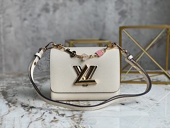 Kitlife Louis Vuitton Twist PM Quartz White - M20840 - 19 x 15 x 9 cm