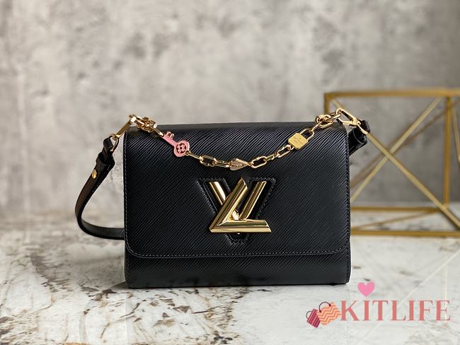 	 Kitlife Louis Vuitton Twist PM Black - M20840 - 19 x 15 x 9 cm - 1