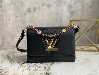 	 Kitlife Louis Vuitton Twist PM Black - M20840 - 19 x 15 x 9 cm