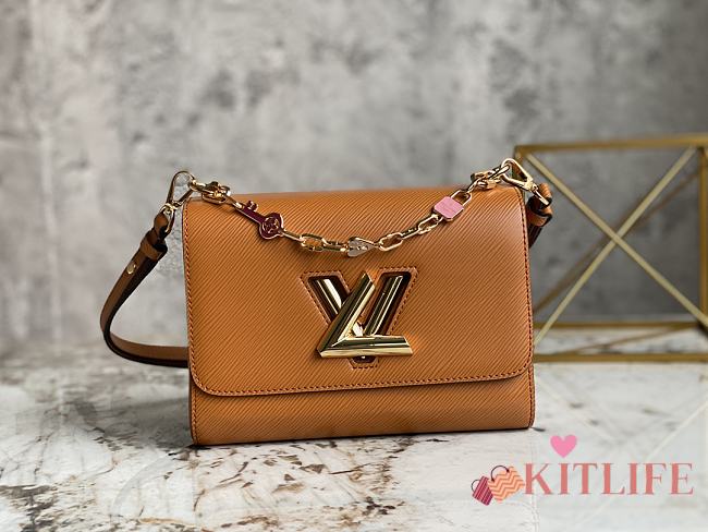 	 Kitlife Louis Vuitton Twist PM Brown - M20840 - 19 x 15 x 9 cm - 1