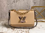 Kitlife Louis Vuitton Twist MM Glitter Lock Epi Leather Beige - M59033 - 23 x 17 x 9.5 cm - 1