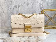 	 Kitlife Louis Vuitton Marceau White Monogram Empreinte - M46127 - 24.5 x 15 x 6.5cm - 1