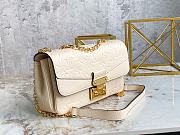 	 Kitlife Louis Vuitton Marceau White Monogram Empreinte - M46127 - 24.5 x 15 x 6.5cm - 6
