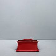 Kitlife Jacquemus Le Chiquito Noeud Knot Top-Handle Red Bag - 18x15.5x8cm - 5