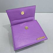 	 Kitlife Jacquemus Le Chiquito Noeud Knot Top-Handle Purple Bag - 18x15.5x8cm - 2