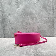 	 Kitlife Jacquemus Le Bomba logo-plaque pink leather shoulder bag - 35x9x6cm - 3