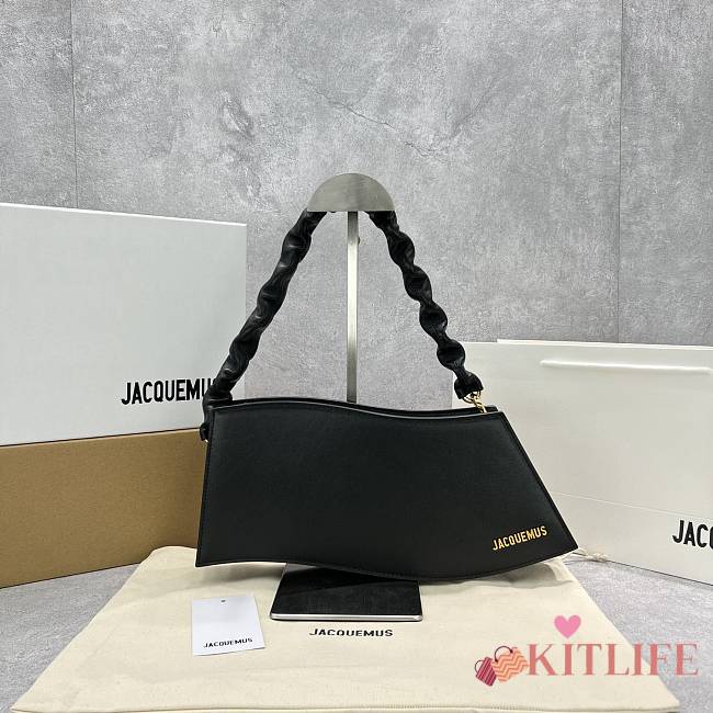 Kitlife Jacquemus La Vague black shoulder bag - 33x14.5x6cm - 1