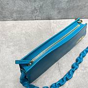 	 Kitlife Jacquemus La Vague blue shoulder bag - 33x14.5x6cm - 3