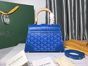 	 Kitlife Goyard Saigon PM Structured Bag Blue - 21*14*8.5cm - 3