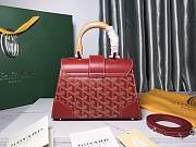 	 Kitlife Goyard Saigon PM Structured Bag Red - 21*14*8.5cm - 2