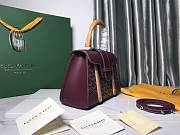 	 Kitlife Goyard Saigon PM Structured Bag Burgundy - 21*14*8.5cm - 2