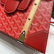 Kitlife Goyard Saigon MM Structured Bag Red - 28*13*23cm - 2