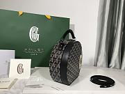 Kitlife Goyard Alto Hatbox Trunk Bag Black - 18*16.5*7cm - 5