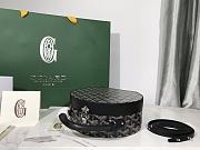 Kitlife Goyard Alto Hatbox Trunk Bag Black - 18*16.5*7cm - 4