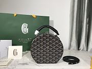 Kitlife Goyard Alto Hatbox Trunk Bag Black - 18*16.5*7cm - 2